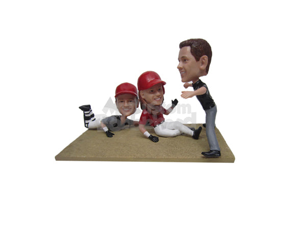 Baseball Action Scene Personalized Bobblehead Baseball Action Scene Personalized Bobblehead